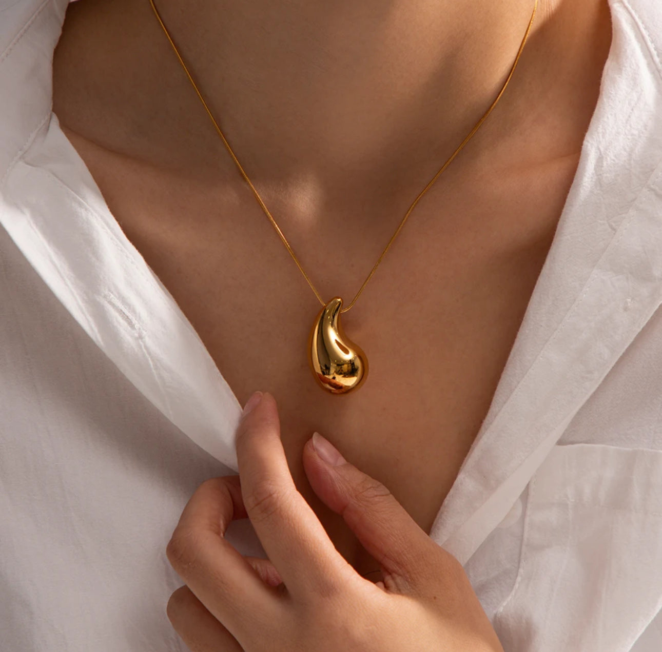 GOTAS NECKLACE- GOLD AND SILVER