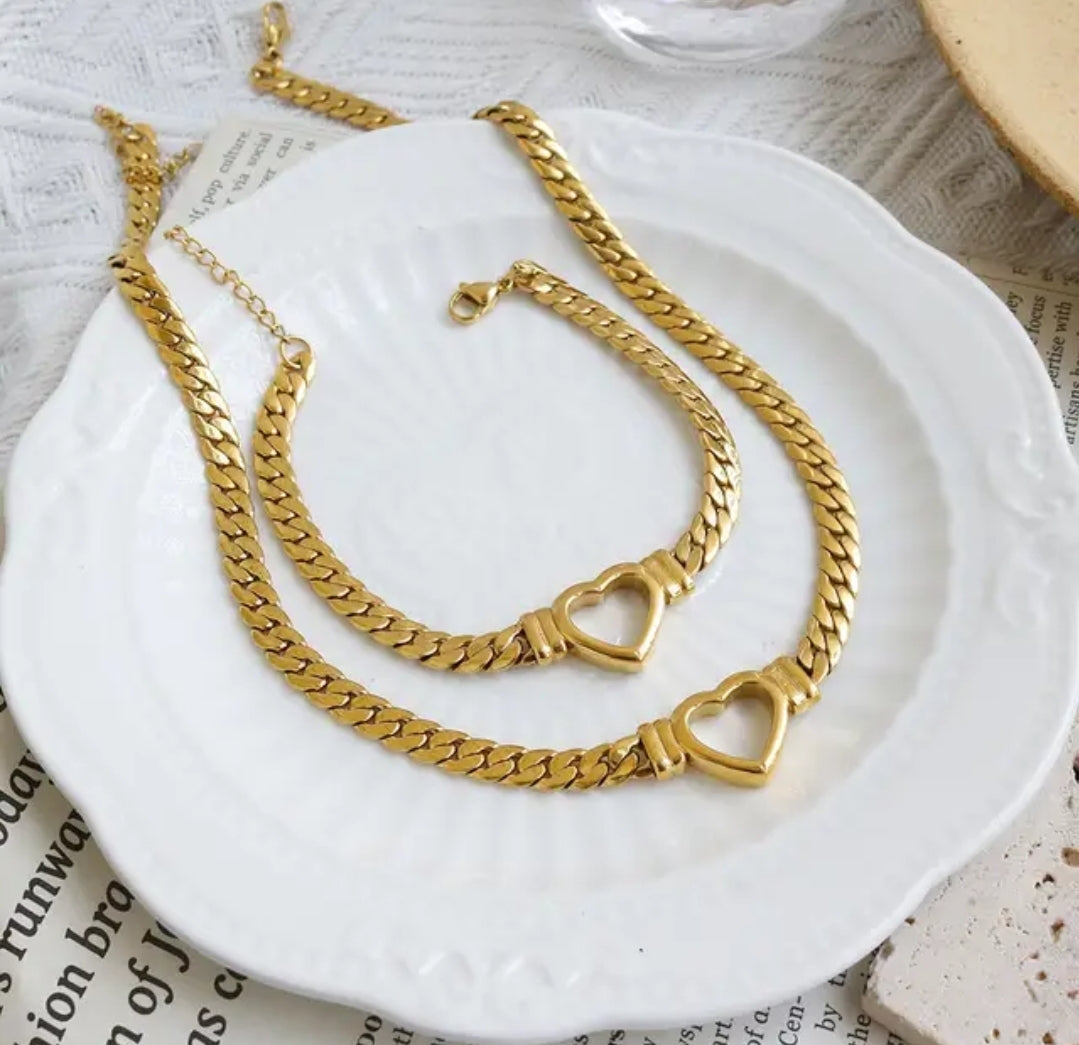 SAMI NECKLACE SILVER AND GOLD