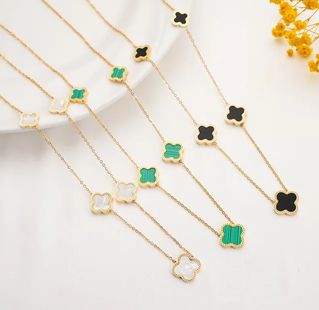 DAYANNA 5 CLOVER NECKLACE