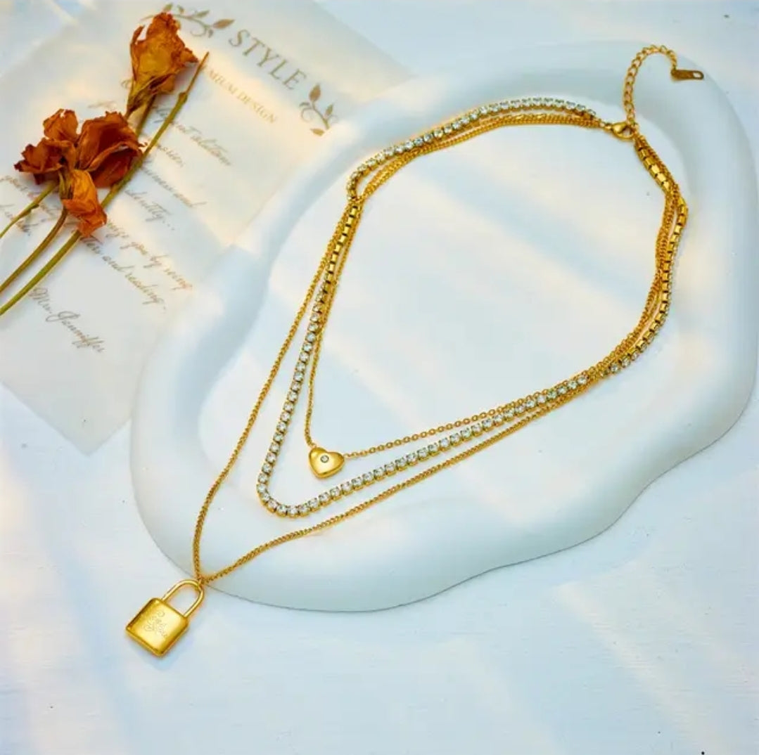 ROSIE 3 LAYER NECKLACE